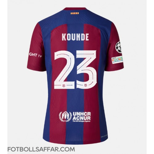 Barcelona Jules Kounde #23 Hemmatröja 2023-24 Kortärmad